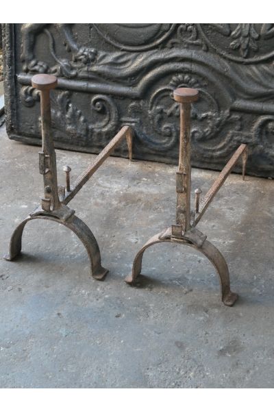 Chenets Louis XV