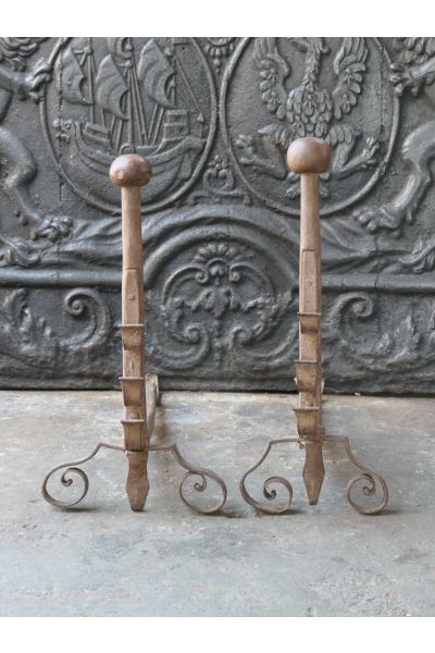 Chenets Louis XV