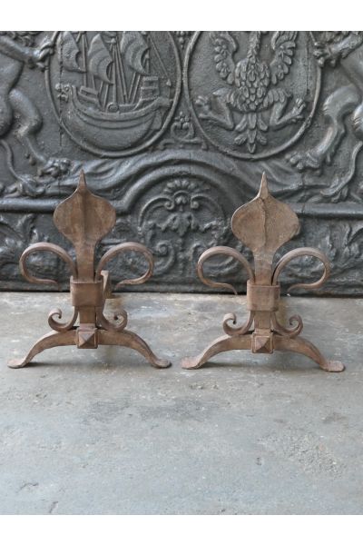 Chenets en Fer Forgé