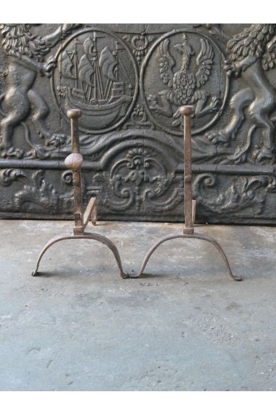 Chenets Louis XV
