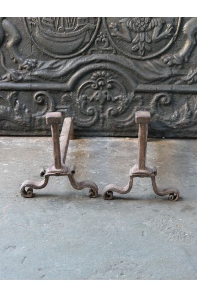 Chenets Louis XV