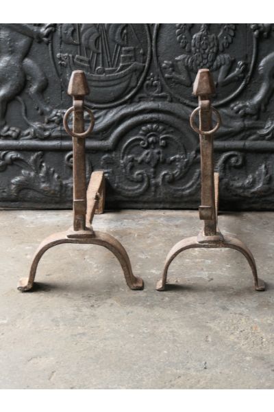 Chenets Louis XV