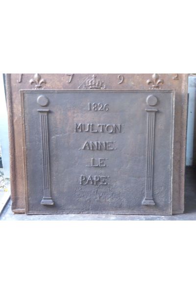 Plaque de Cheminée 'Mariage'