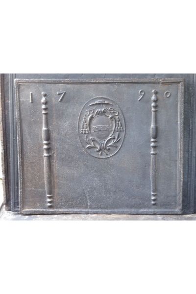 Plaque de Cheminée Héraldique