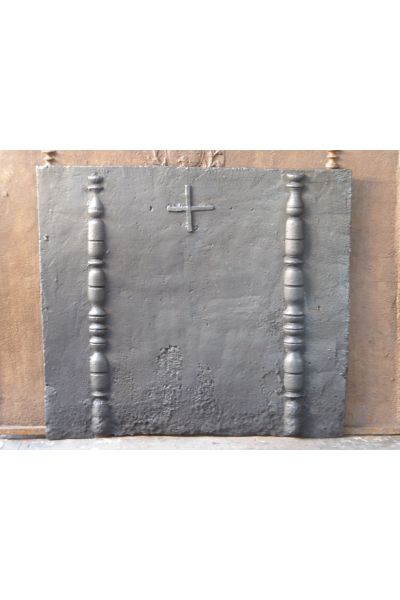 Plaque de Cheminée 'Colonnes d'Hercule'
