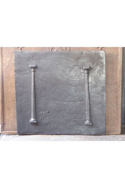 Plaque de Cheminée 'Colonnes de Liberté'