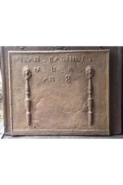 Plaque de Cheminée 'Marianne avec Bonnet Phrygien'