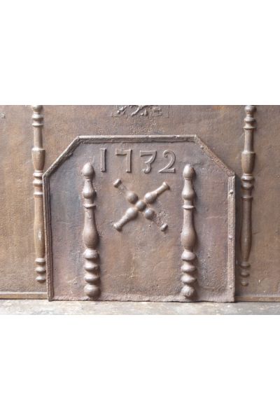 Plaque de Cheminée 'Croix de Saint André'