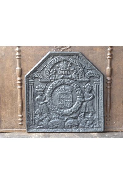 Plaque de Cheminée 'Armes de France'