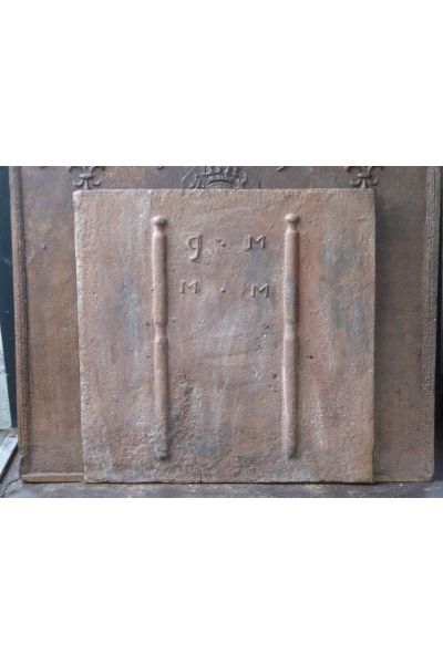 Plaque de Cheminée 'Mariage'
