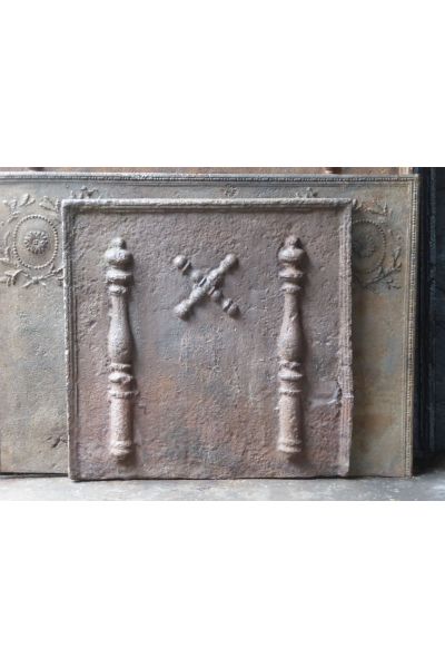 Plaque de Cheminée 'Croix de Saint André'