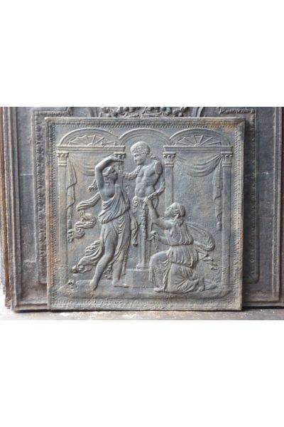 Plaque Fonte Néoclassique