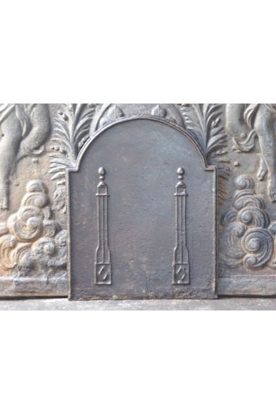 Plaque de Cheminée 'Colonnes de Liberté'