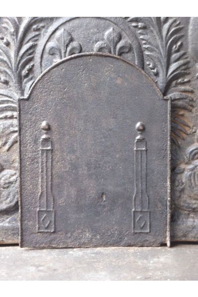Plaque de Cheminée 'Colonnes de Liberté'