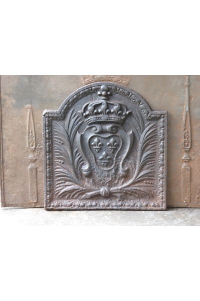 Plaque de Cheminée 'Armes de France'