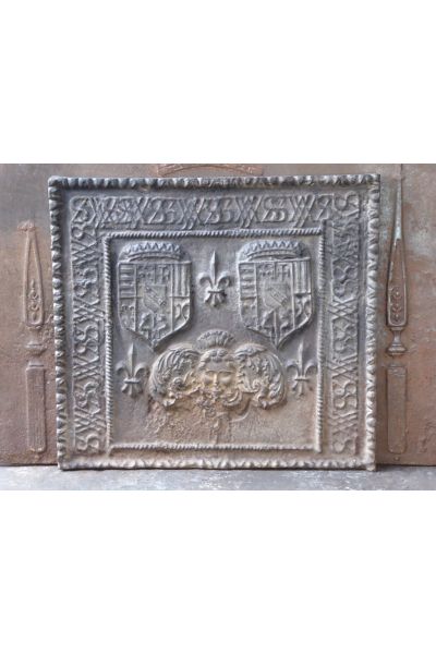Plaque de Cheminée 'Armes de Lorraine'