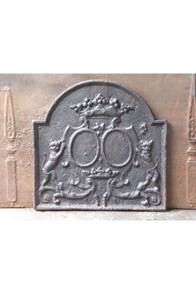 Plaque de Cheminée Héraldique