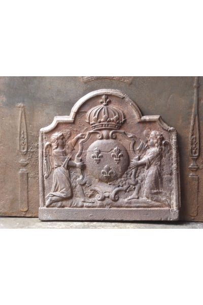 Plaque de Cheminée 'Armes de France'