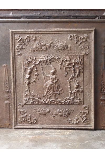 Grande Plaque Cheminée Ancienne