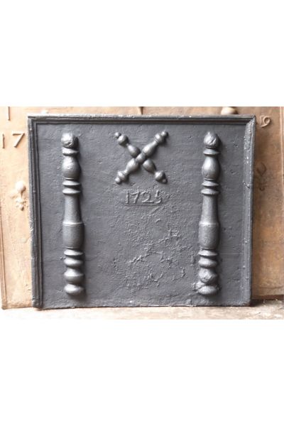 Plaque de Cheminée 'Colonnes d'Hercule'