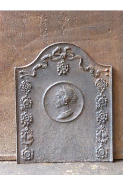 Plaque de Cheminée 'Femme'