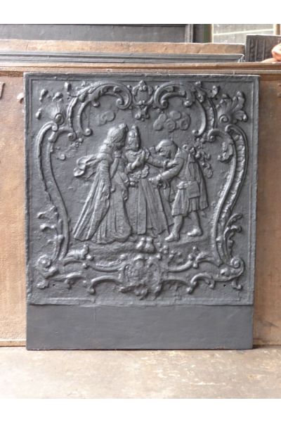 Plaque en Fonte Louis XV