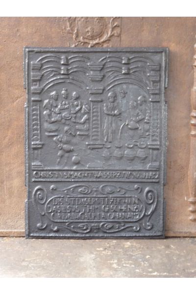 Plaque de Cheminée 'Thème Religieux'