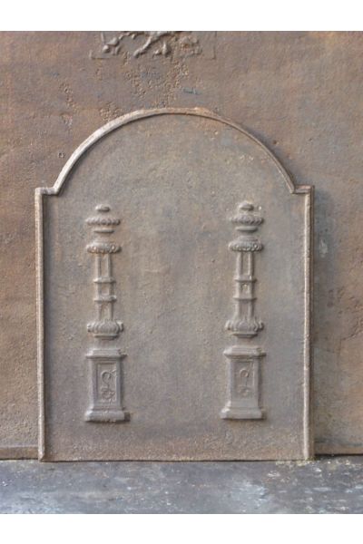 Plaque de Cheminée 'Colonnes de Liberté'