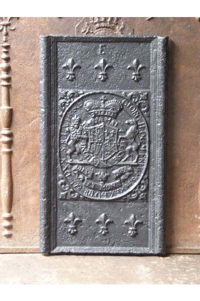 Plaque de Fonte avec Blason