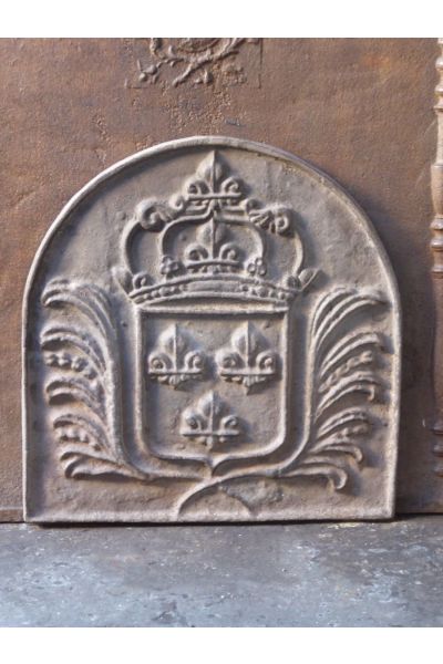 Plaque de Cheminée 'Armes de France'