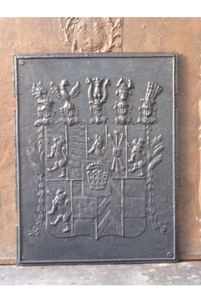 Plaque de Fonte avec Blason