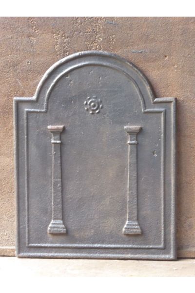Plaque de Cheminée 'Colonnes de Liberté'