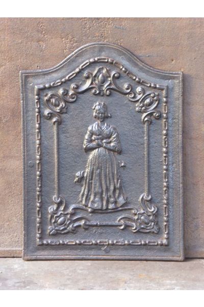 Plaque de Cheminée 'Femme'