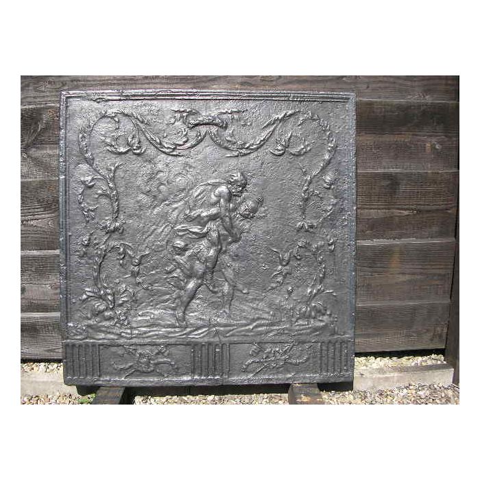Plaque de cheminée Sauvetage troyen 