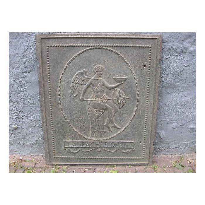 Plaque de cheminée Ange