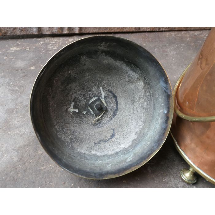 Ancien Pot d'Extinction en Laiton, Cuivre 