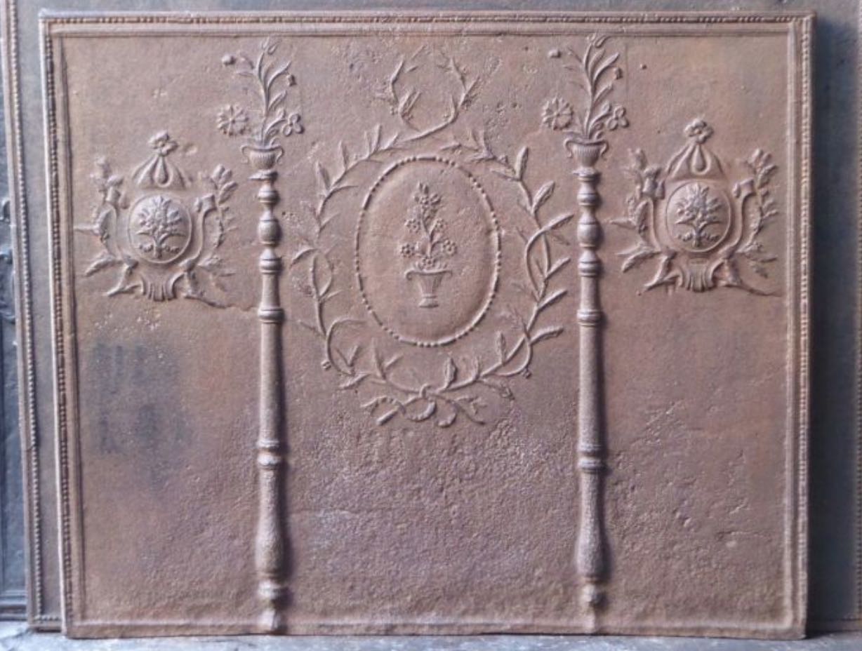 Plaque de cheminée Numéro 12