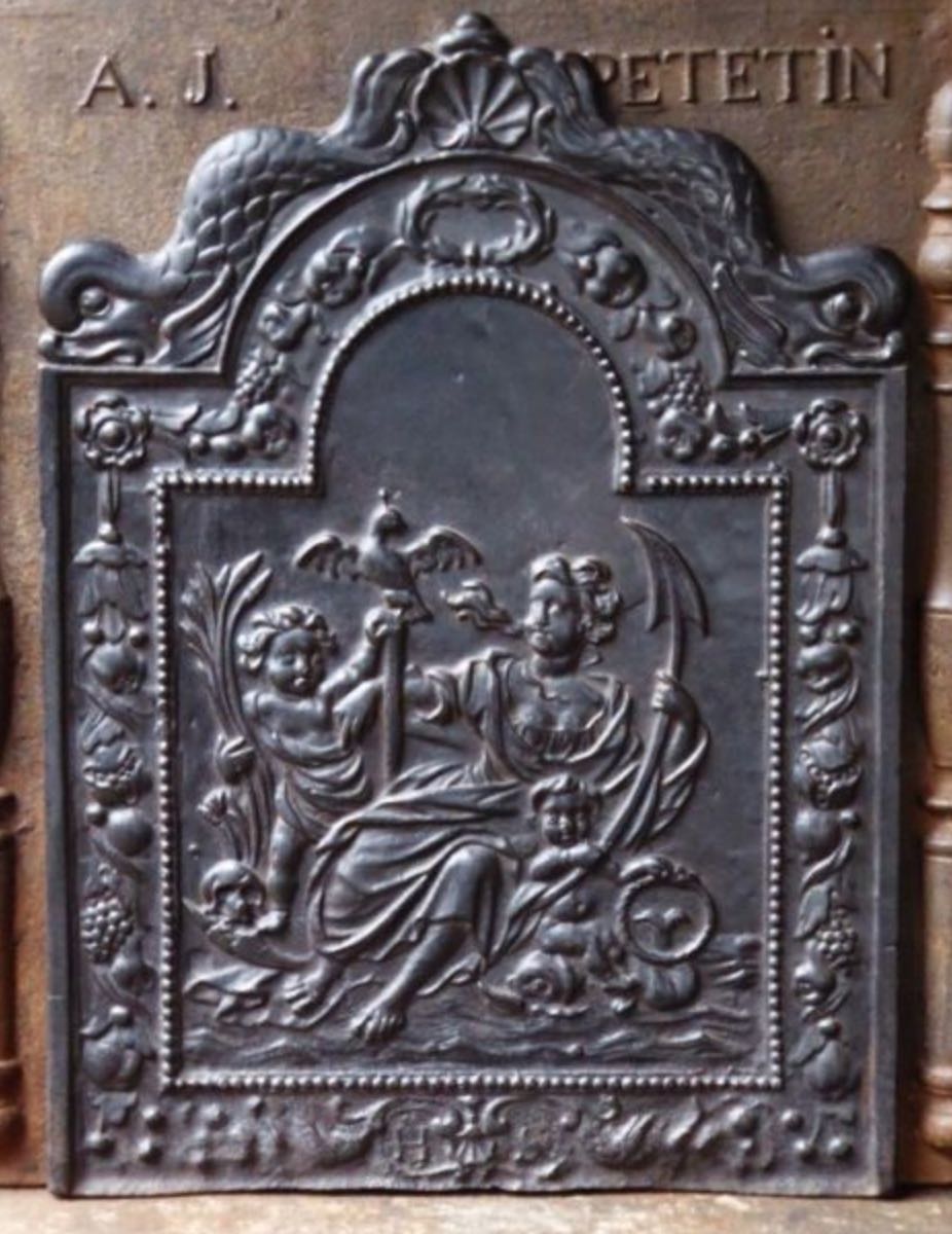 plaque de cheminée Numéro 6