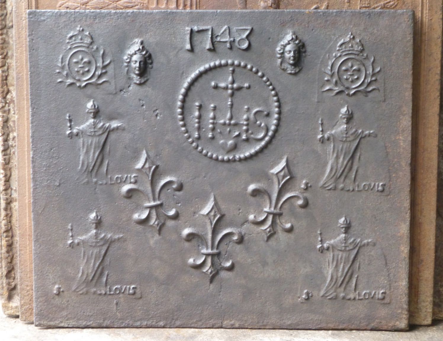 Plaque de cheminée 1
