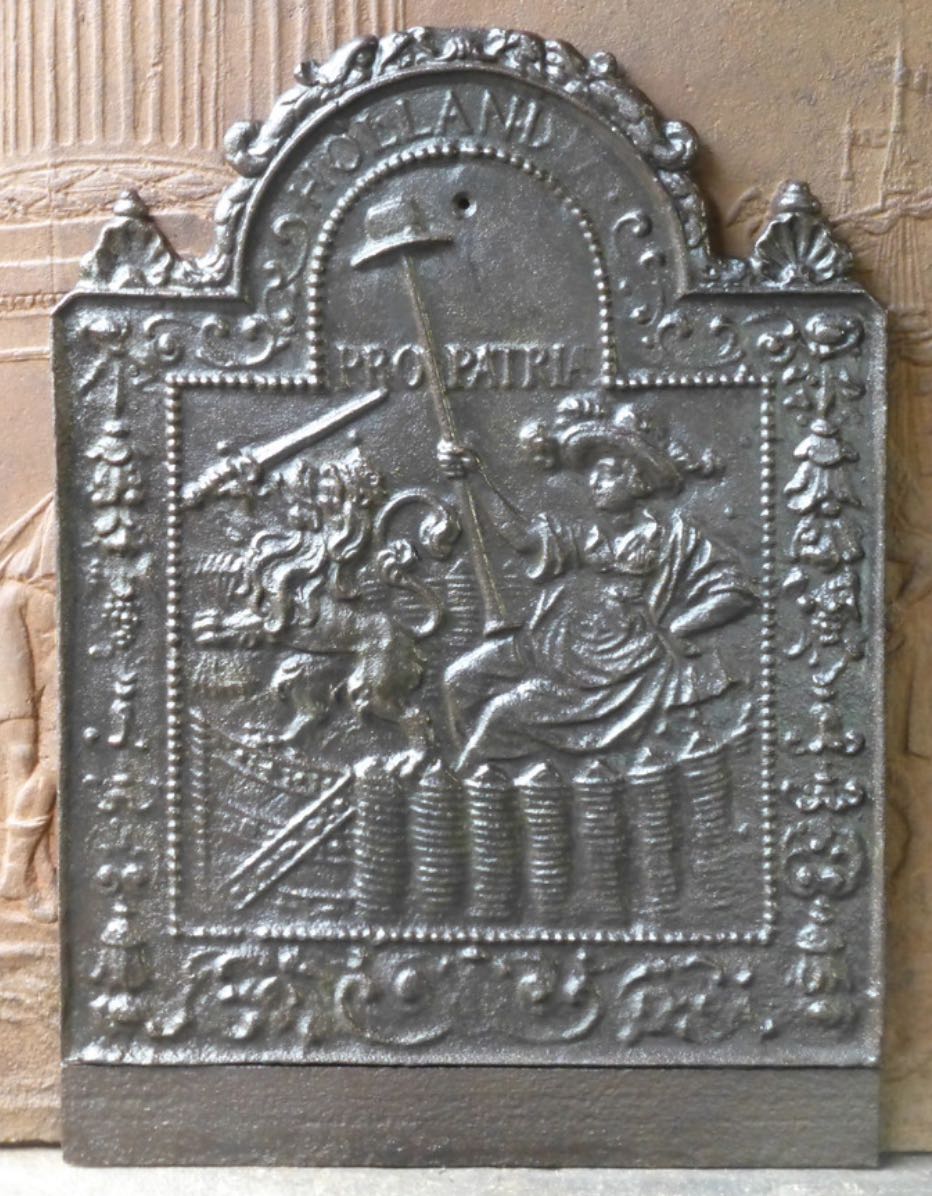 Plaque de cheminée Numéro 7