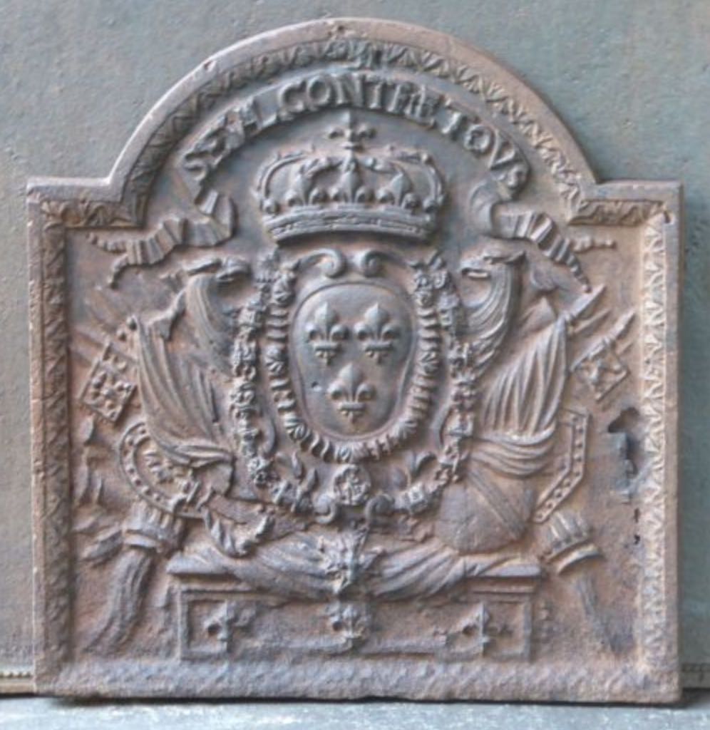 plaque de cheminée Numéro 8