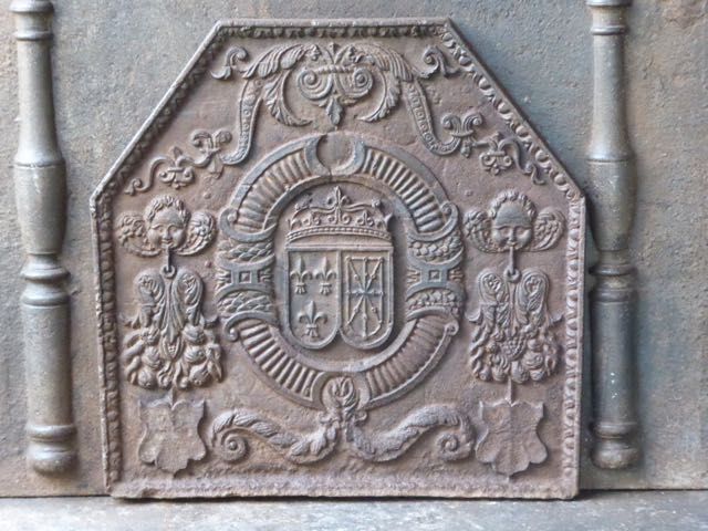 Plaque de cheminée époque Louis XIII